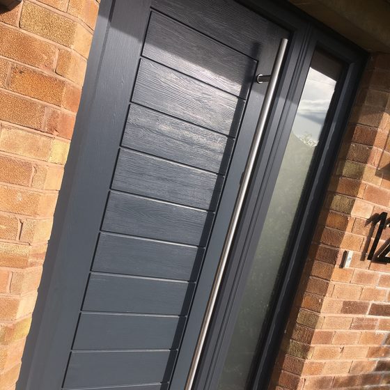 Grey Palermo composite door
